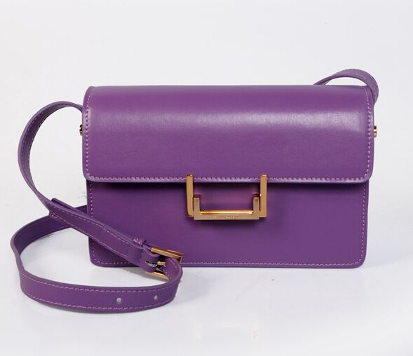 2015 Cheap YSL Out sale with Free Shipping-Saint Laurent Classic Medium Lulu Leather Bag Purple