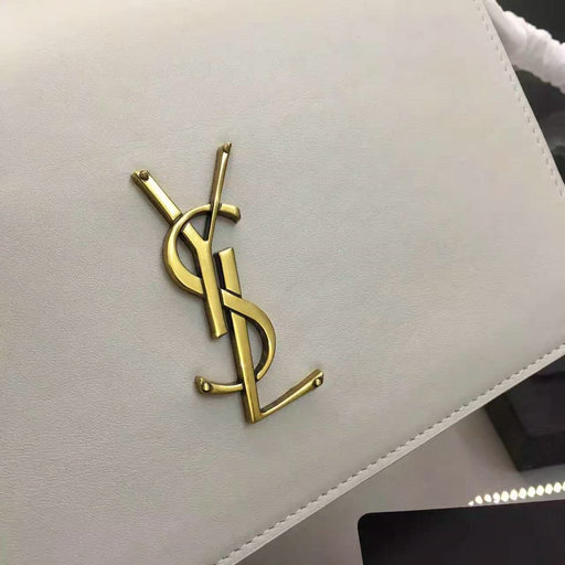 2016 A/W Saint Laurent Bags-Small Dylan Monogram Satchel in White ...