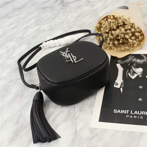 2017 Saint Laurent Deconstructed Camera Cross-body Bag Black with ...